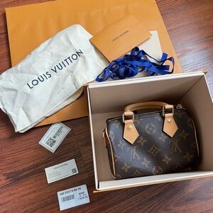 Louis Vuitton nano speedy BRAND NEW NEVER USED